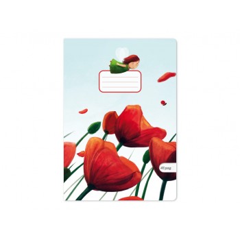 Caiet Aperta, Poppies, A5,...