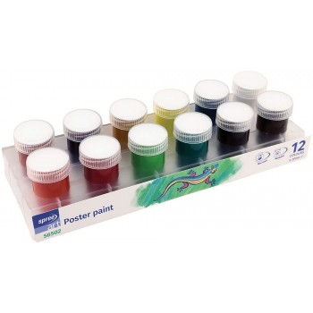 Set acuarele GUASA, 12x20ml